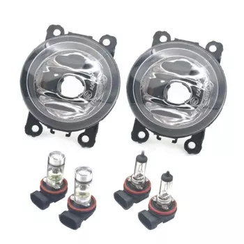 EEMRKE 2x Галогенные Противотуманные фары DRL для Land Rover LR4 Discovery 4 LR2 Freelander 2 Range Rover Sport 12 В светодиодный Автомобильные противотуманные фары в сборе