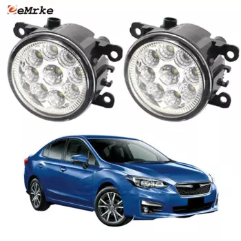EEMRKE Автомобильные фары в сборе, противотуманные фары для Subaru Impreza GK GT 2016 2017 2018 2019 2002 дневные ходовые огни, передний бампер DRL