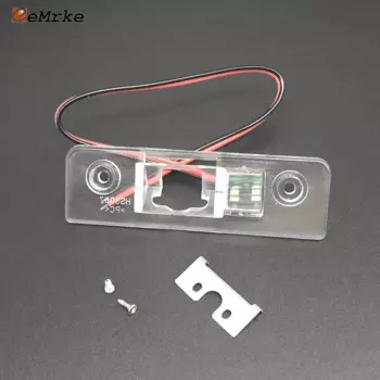 EEMRKE автомобильный кронштейн для камеры заднего вида, освещение номерного знака, корпус для Ford Fiesta Flex Mustang Taurus Fusion Mondeo Galaxy
