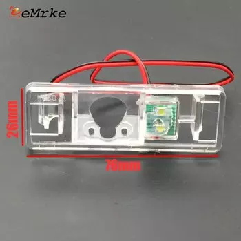 EEMRKE для Nissan X-Trail T31 Juke F15 Kicks P15 Note E11 Pathfinder R51 Автомобильный кронштейн для камеры заднего вида, корпус освещения номерного знака