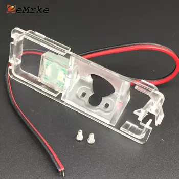 EEMRKE для VW Golf MK4 MK5 Mk6 Golf 5 Golf 4 Golf 6, кронштейн для камеры заднего вида, подсветка номерного знака, корпус, крепление, светодиодный