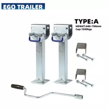 EGO фиксатор для трейлера, ножки для автофургона, парковочные ножки для автофургона, кемпинга, трейлера, опора 440 ~ 700 мм Тип A