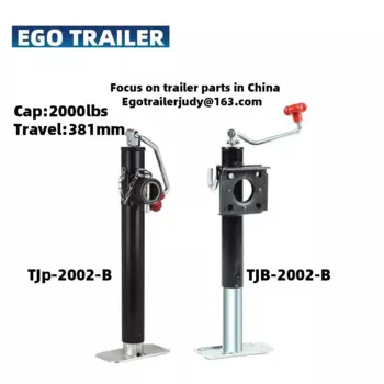 EgoTrailer 2000 фунтов X 15 дюймов, поворотный приварной домкрат для прицепа, запчасти для кемпера, автофургона, аксессуары для караванов, стойки, опорные ножки, угловые устойчивые