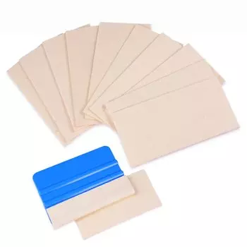 EHDIS 10 шт. запасная шерстяная войлочная ткань для 10 см Виниловая пленка скребок для автомобиля PPF скребок для края фетровая защита углеродное окно тонировка инструмент