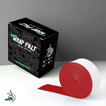 EHDIS 5-метровый валик из замши/ткани с упаковочной коробкой, пластиковый скребок для карт, запасная фетровая ткань, виниловый скребок, защита края