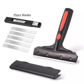 EHDIS очистительный скребок, металлический нож, лезвие, тонировочная пленка для окон, скребок, бытовой скребок для мытья стекла, упаковка, инструмент для удаления клея наклейки автомобиля