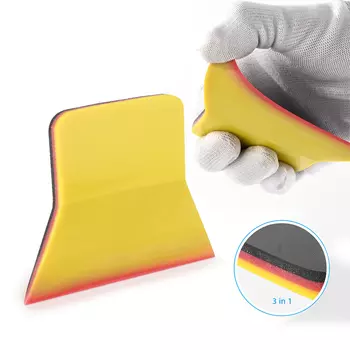 EHDIS PPF автомобильная пленка Оттенок скребок ТПУ Резиновая Ручка против царапин лобовое стекло Очистка Стекла мягкий Скребок Инструмент Для виниловой обертки автомобиля