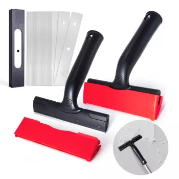 EHDIS Т-образная ручка, скребок для очистки автомобиля, тонировочная пленка, оконное стекло, наклейка, скребок, нож, бытовая лопата, 6-дюймовые лезвия для бритвы