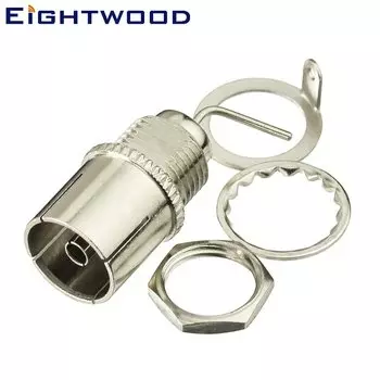 Eightwood 10 шт. TV PAL разъем для антенного кабеля