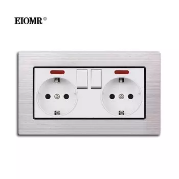 EIOMR европейская настенная розетка с USB