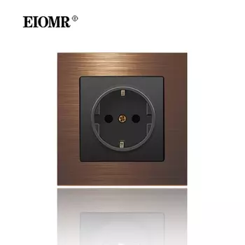 EIOMR Настенные розетки и выключатели F2 серия красные