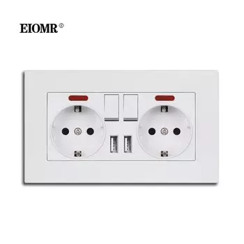 EIOMR Розетка с USB портом