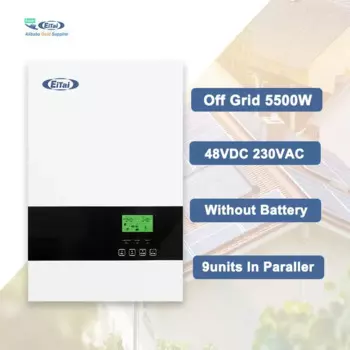 EITAI 5500 Вт 48 В горячая Распродажа Гибридный солнечный инвертор кВА автономная система домашнего использования MPPT Контроллер конвертер без батареи
