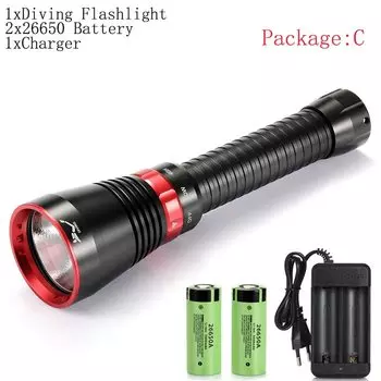 Ekaiou подводный фонарь XHP70.2 6000 люмен