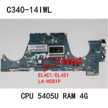 EL4C1/EL451 LA-H081P для Lenovo C340-14IWL материнская плата для ноутбука с процессором 5405U RAM 0G/4G FRU 5B20S42132 5B20S42134