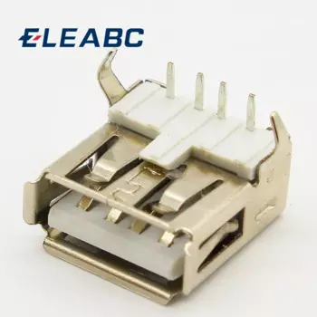 ELEABC USB разъём 4-контактный тип A 2 фута 90 градусов