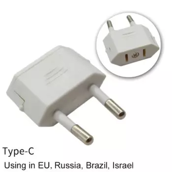 ELECAPITAL Адаптер евро вилки 1 шт