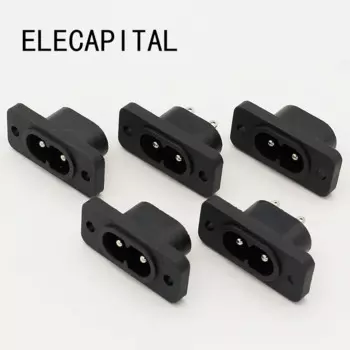 ELECAPITAL IEC 320 C8 черная розетка 5 шт