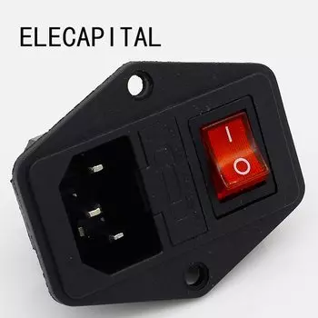 ELECAPITAL Кулисный переключатель 10A AC 250V 3 клеммы