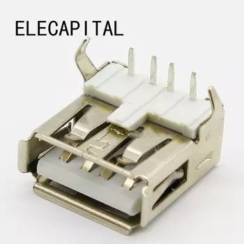 ELECAPITAL USB разъём 4-контактный 90 градусов
