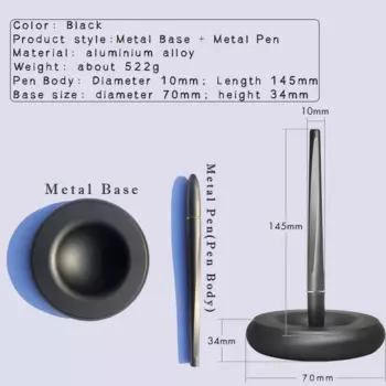 ELESESAFE Магнитно-левитирующая ручка Silver