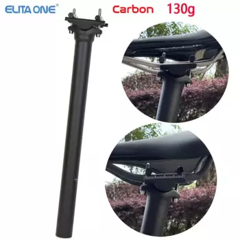 ELITA ONE подседельный штырь из углеродного волокна, подседельный штырь для шоссейного/MTB велосипеда, 130 г, UD, матовый, 27,2/31,6*350/400 мм, детали для велосипеда