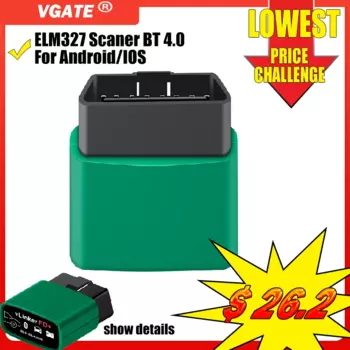 ELM327 OBD2 сканер Vgate VLinker MC/BM/FD BT 4,0 Wifi Автомобильный диагностический инструмент для Android/IOS сканер считыватель кодов автомобильный инструмент
