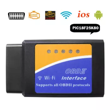 ELM-327 OBD2 сканер ELM327 WiFi V1.5 Автомобильные диагностические инструменты ELM 327 В 1,5 Wi-Fi Obd 2 Автоматический считыватель кодов-сканер для iOS/Android