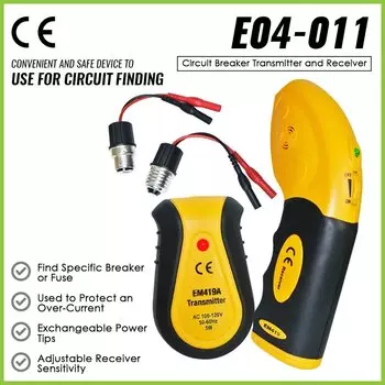 EM419A Автоматический выключатель Finders 220 В при 50 ~ 60 Гц Тестер розеток Детектор электрических проводов Профессиональные электрические инструменты