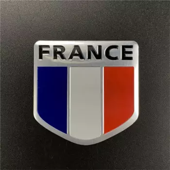 Emaicoca 3D алюминиевый флаг США Россия Франция Германия Италия Великобритания Национальный флаг Испании квадратная Автомобильная наклейка Аксессуары для стайлинга автомобиля
