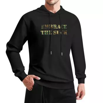 embrace the suck камуфляжный пуловер с капюшоном, мужская толстовка, зимняя одежда, спортивный костюм в японском стиле для мужчин