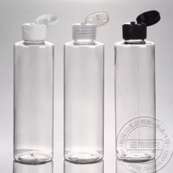 Емкость 200 мл 20 шт./лот натуральная горизонтальная бутылка для воды с откидной крышкой через плечо в форме цветка для чистого геля и других высококачественных продуктов