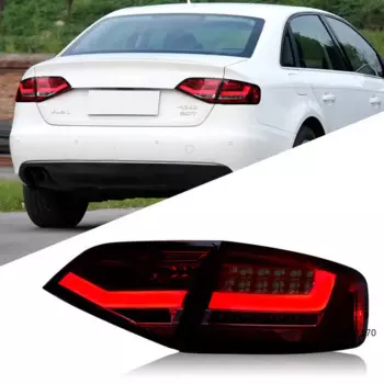 Бренд EN AUDT-007 Задний фонарь в сборе для Audi A4 2009-2012, полностью светодиодный задний фонарь с ДХО и индикатором