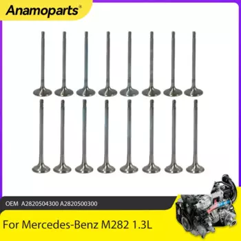 Впускные и выпускные клапаны двигателя устанавливаются на 1,3 L T M282 газ для Mercedes-Benz W177 V177 W247 C118 CLA220 GLA200 1.3L M282.914