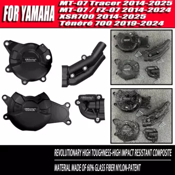 Защитный чехол двигателя для YAMAHA MT07 FZ07 SXR700 2014-2025 MT-07 TRACER 2014-2025 Tenere 700 2019 2020 2021 2022 2023 2024