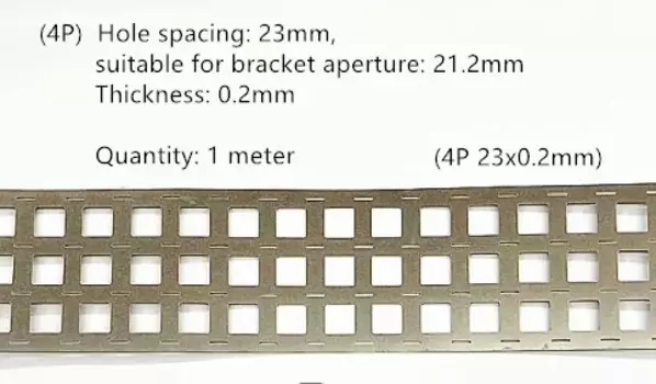 EOENKK 21700 никелированная стальная полоса для аккумулятора 2/3/4 параллельная