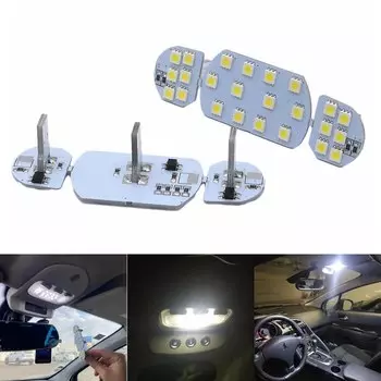 Eonstime 12 В 6 шт./компл. автомобильная светодиодная внутренняя купольная лампа для чтения для PEUGEOT 206 307 308 3008 408 508 CITROEN C5