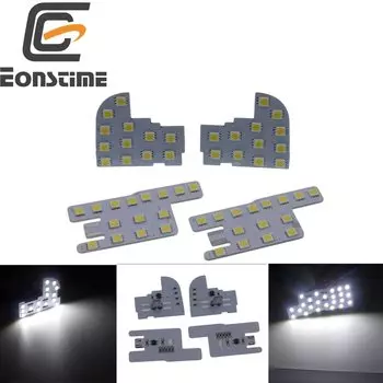 Eonstime 4 шт. для Honda CRV 2013-2016 2014 2015 SMD СВЕТОДИОДНЫЙ внутренний Купол Карта лампы для чтения купольные лампы внутренсветодиодный светодиод белый 6000K 12 В