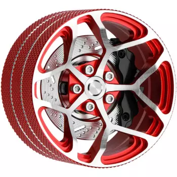 EPINON RC передатчик Рулевое колесо захват с Красным Тормозным суппортом тормозной диск для Flysky FUTABA SANWA дамborc Traxxas Kyosho WFLY