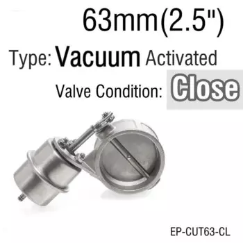 EPMAN Новое вакуумное активируемое выхлопное отверстие/свал 51 мм/60 мм/63 мм/70 мм/76 мм Тиск стиля закрытия: около 1 БАР