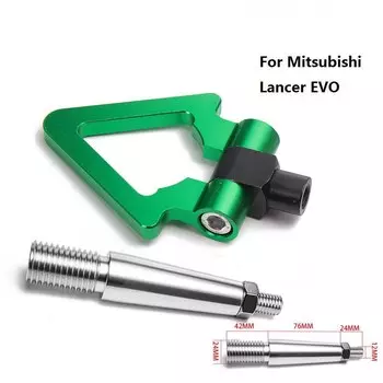 EPMAN Racing фаркоп с ЧПУ, алюминиевый передний/задний японский автомобильный фаркоп, комплект крюков для Mitsubishi Lancer EVO EP-RTHLPH006