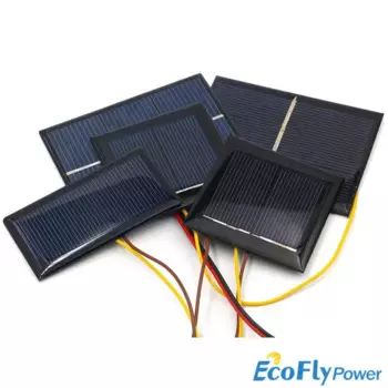 Эпоксидная мини солнечная панель ecoflypower 1-5Вт 5-7В