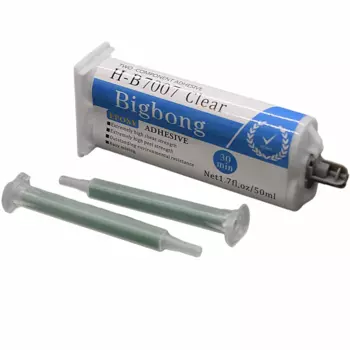 Клей для эпоксидной смолы, клей 1:1, прочный клей 50 мл AB и 2 смешивающих сопла для деревянного стекла, пластика, металла, керамики