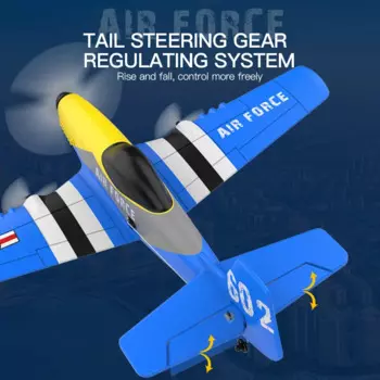 EPP радиоуправляемый самолет KF602 Mustang Gider радиоуправляемый самолет с фиксированным крылом из пенопласта электрический пульт дистанционного управления 2,4G приемник