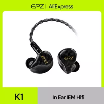 EPZ K1 Наушники Проводные HIFI 1DD + 1BA Наушники-вкладыши IEM Монитор-вкладыши 0,78 2-контактный съемный кабель Наушники