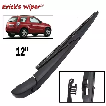 Erick's Wiper 12 "задний комплект щеток и рычагов для Suzuki Grand Vitara MK3 2005-2015 лобовое стекло задняя дверь окна
