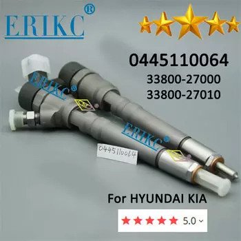 ERIKC 0445 110 064 подлинный дизельный инжектор 33800 27000 Инжектор 0 445 110 064 для Hyundai Kia 33800-27000 33800-27010 0445110064