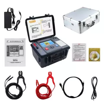 ES3072 четырехпроводной метод Омметр 20A 10A 5A 1A 10 мА 1 мА Bluetooth-трансформатор подключения тестер сопротивления постоянного тока с принтером