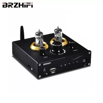 ES9023 ЦАП трубчатый усилитель для наушников 6J3 Bluetooth 5,0 HiFi домашний звуковой усилитель TL072C вакуумная трубка предусилитель U диск TF карта