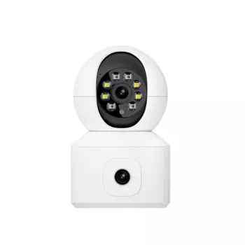 ESCAM QF010 2MP 1080P ICsee APP Dual Lens Bluetooth полноцветная PTZ IP купольная камера AI Humanoid Security CCTV видеоняня